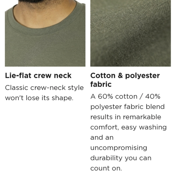 Men's Mission Made Crew Neck T-Shirts (5 Pack) - Picture 3 of 6